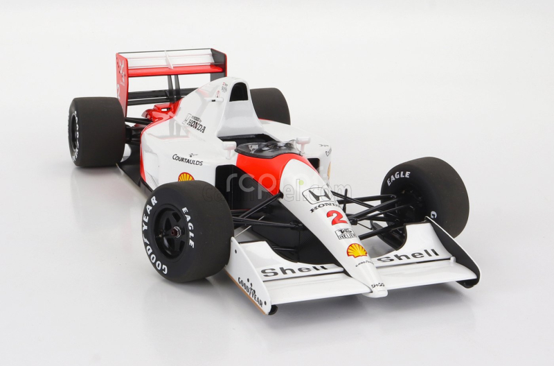 Autoart Mclaren F1  Mp4/6 Honda  N 2 Japan Gp 1991 Gerard Berger 1:18 Bílá Červená