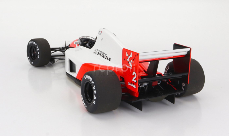 Autoart Mclaren F1  Mp4/6 Honda  N 2 Japan Gp 1991 Gerard Berger 1:18 Bílá Červená