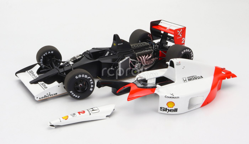Autoart Mclaren F1  Mp4/6 Honda  N 2 Japan Gp 1991 Gerard Berger 1:18 Bílá Červená