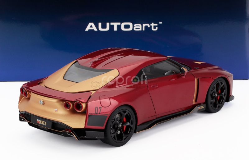 Autoart Nissan Gt-r50 By Italdesign 2021 1:18 Red Met Gold