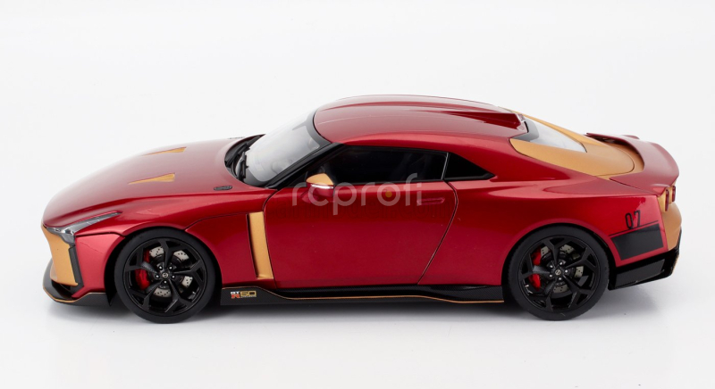 Autoart Nissan Gt-r50 By Italdesign 2021 1:18 Red Met Gold