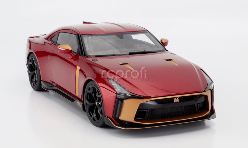 Autoart Nissan Gt-r50 By Italdesign 2021 1:18 Red Met Gold