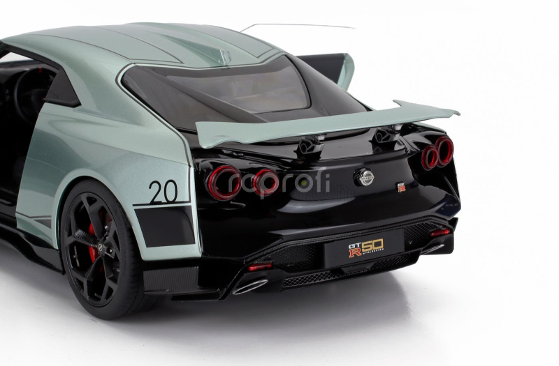 Autoart Nissan Gt-r50 By Italdesign 2021 1:18 Zelená S Černou
