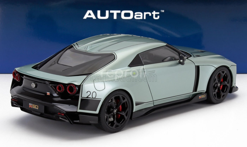 Autoart Nissan Gt-r50 By Italdesign 2021 1:18 Zelená S Černou