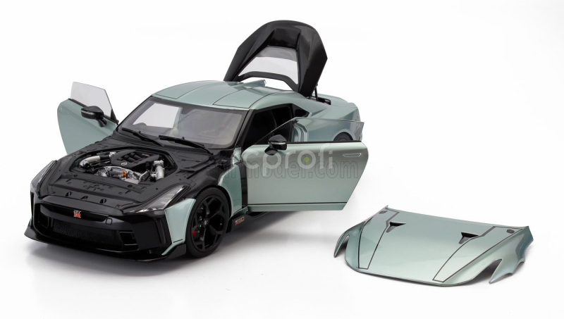 Autoart Nissan Gt-r50 By Italdesign 2021 1:18 Zelená S Černou