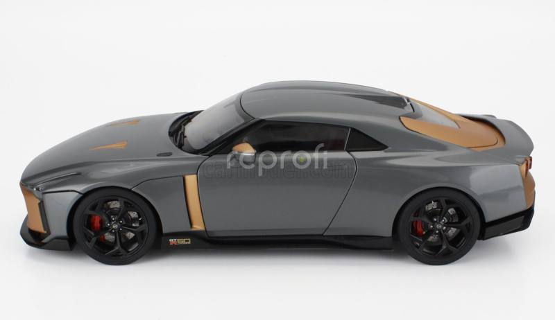 Autoart Nissan Gt-r50 By Italdesign Goodwood Version 2021 1:18 Liquid Kinetic Grey - Energetic Sigma Gold