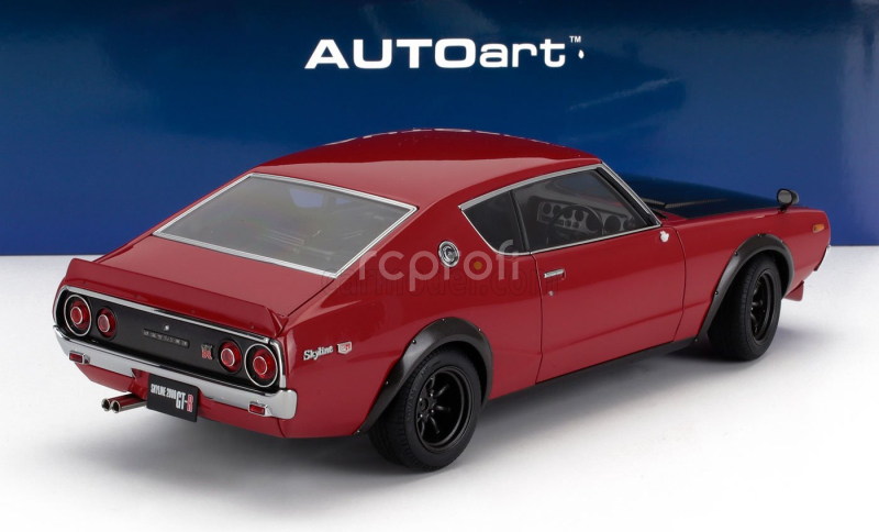 Autoart Nissan Skyline 2000 Gt-r (kpgc110) Tuned Version Coupe 1973 1:18 Červená Černá