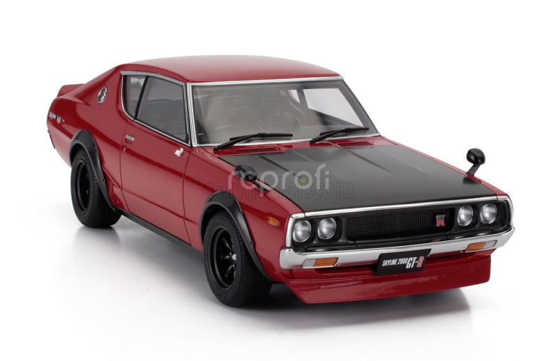 Autoart Nissan Skyline 2000 Gt-r (kpgc110) Tuned Version Coupe 1973 1:18 Červená Černá