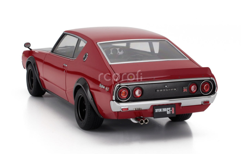 Autoart Nissan Skyline 2000 Gt-r (kpgc110) Tuned Version Coupe 1973 1:18 Červená Černá