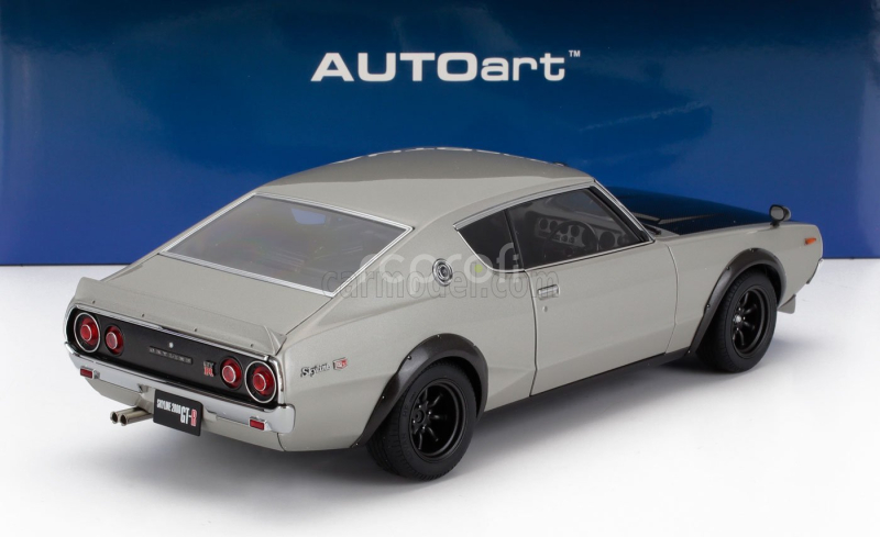 Autoart Nissan Skyline 2000 Gt-r (kpgc110) Tuned Version Coupe 1973 1:18 Stříbrná Černá