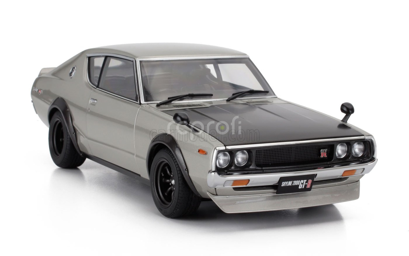 Autoart Nissan Skyline 2000 Gt-r (kpgc110) Tuned Version Coupe 1973 1:18 Stříbrná Černá