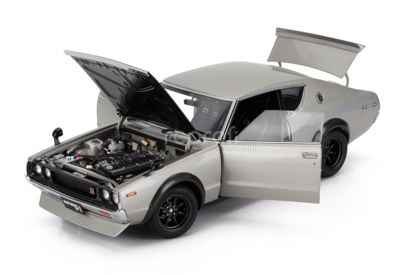 Autoart Nissan Skyline 2000 Gt-r (kpgc110) Tuned Version Coupe 1973 1:18 Stříbrná Černá