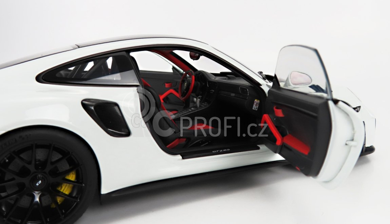 Autoart Porsche 911 991-2 Gt3 Rs Weissach Package 2019 - Black Rims 1:18 Bílá Černá