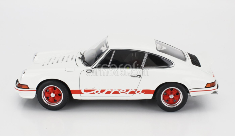 Autoart Porsche 911 Carrera Rs 1973 -  The Circuit Wolf - (rival) Sakon Hayase - Manga Movie 1:18 Bílá Červená