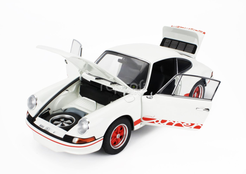 Autoart Porsche 911 Carrera Rs 2.7 Coupe 1973 1:18 Bílá Červená