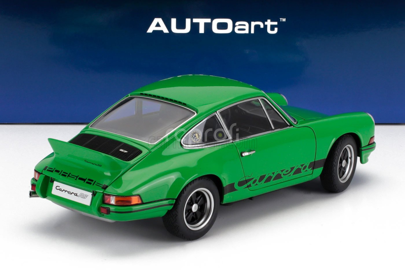Autoart Porsche 911 Carrera Rs 2.7 Coupe 1973 1:18 Zelená Černá