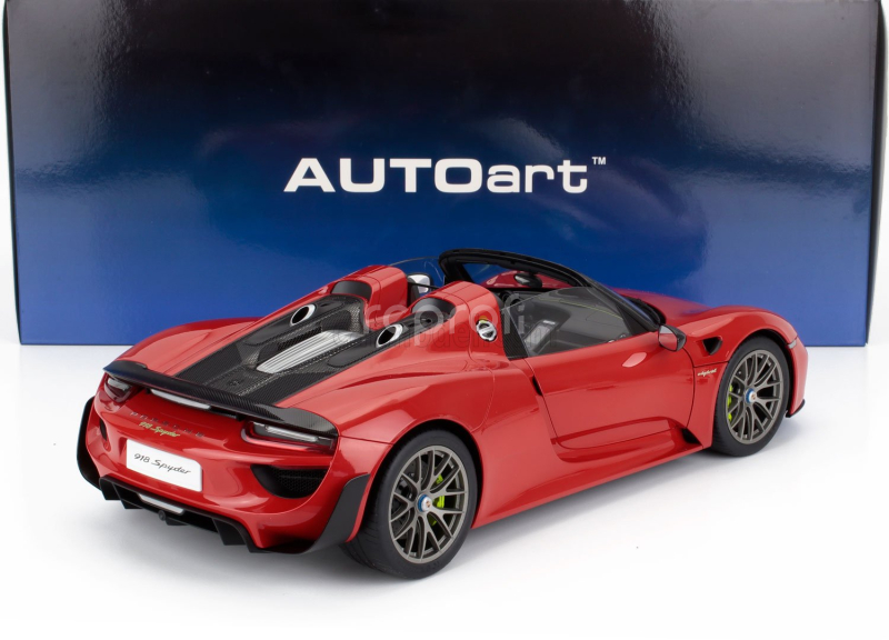 Autoart Porsche 918 Spyder Weissach Package 2013 1:12 Red