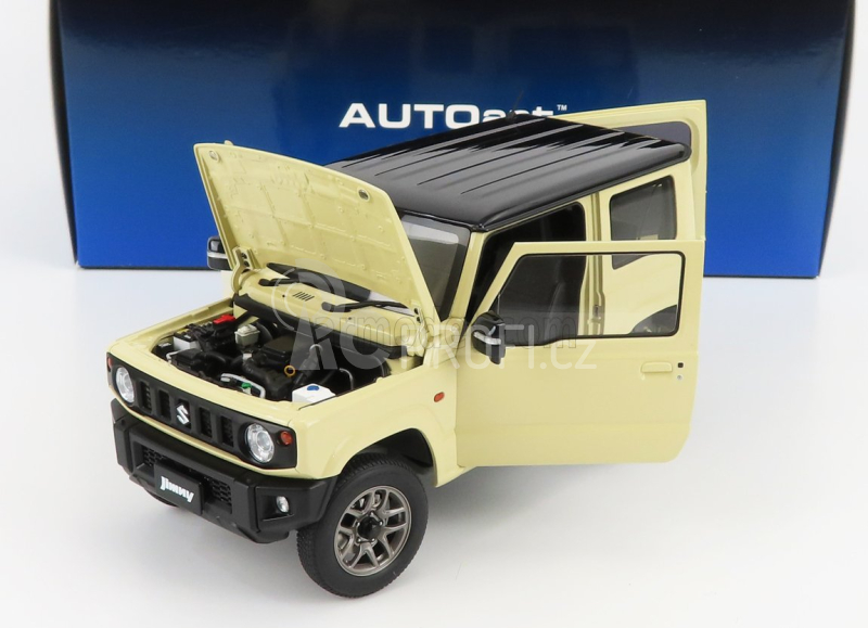 Autoart Suzuki Jimny Jb64 Lhd 2018 1:18 Šifon V Barvě Slonové Kosti