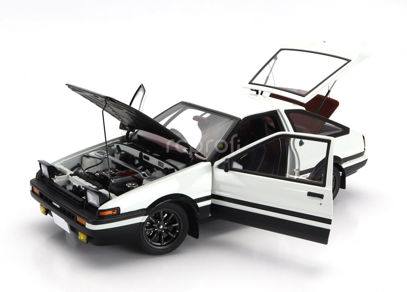 Autoart Toyota Sprinter Trueno (ae86) Project D Final Version 1980 1:18 Bílá Černá