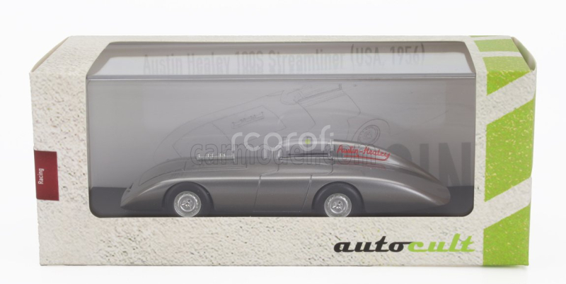 Autocult Austin Healey 100s Streamliner Great Britain 1956 - Speed Record Series 1:43 Silver