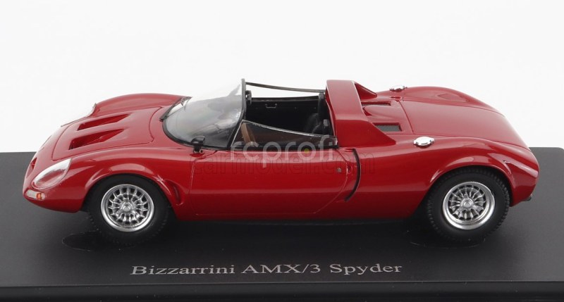 Autocult Bizzarrini Amx/3 Spider Italy 1971 1:43 Red