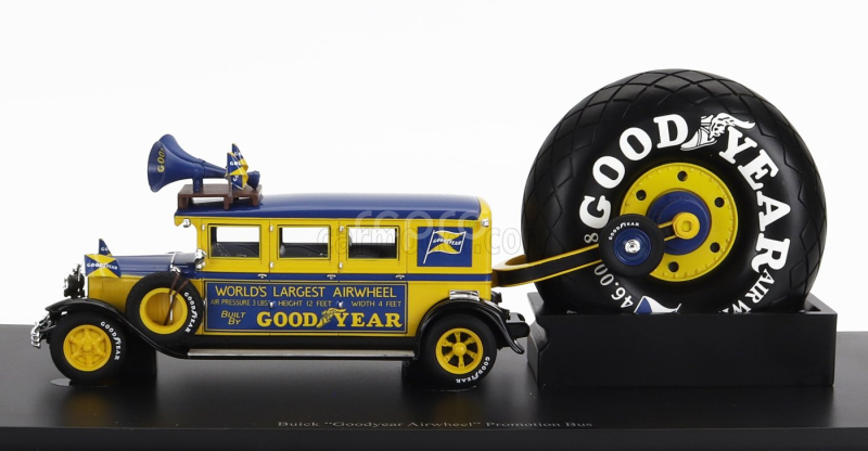 Autocult Buick Goodyear Airwheel Promotion Autobus Usa 1929 1:43 Žlutá Modrá