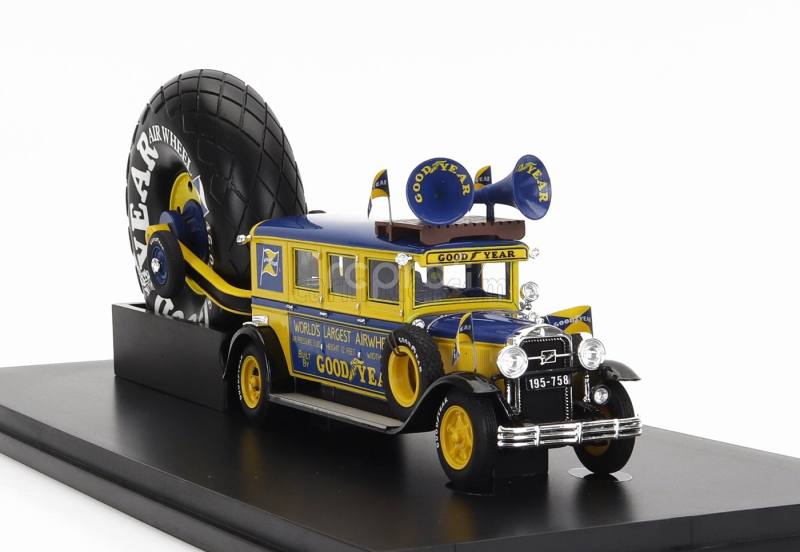 Autocult Buick Goodyear Airwheel Promotion Autobus Usa 1929 1:43 Žlutá Modrá