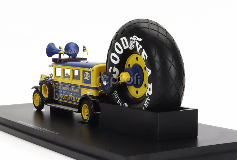 Autocult Buick Goodyear Airwheel Promotion Autobus Usa 1929 1:43 Žlutá Modrá