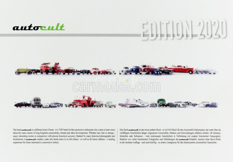 Autocult Catalogo Libro Fotografico Autocult - 184 Pages - Book Of The Year 2020 In German And English Language /