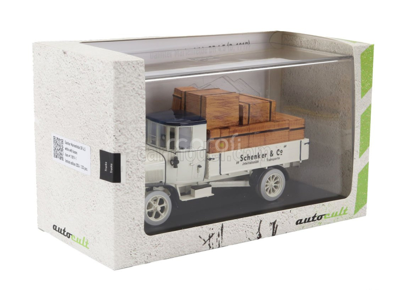 Autocult Daimler Truck Marienfelde Dr 4.5 Germany 1917 1:43 Bílá Hnědá