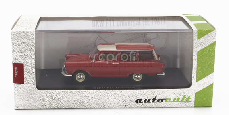 Autocult DKW F-11 Universal Germany 1961 1:43 Red
