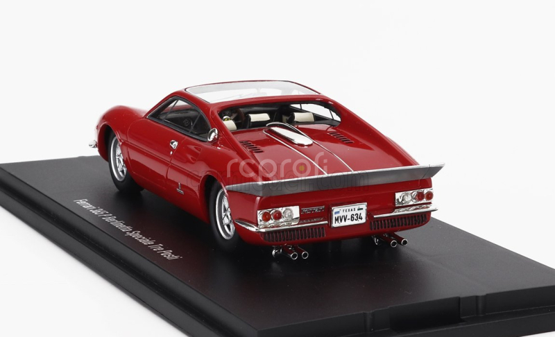 Autocult Ferrari 365p Berlinetta Speciale - 3 Seats - 3 Posti - 1966 - Personal Car Gianni Agnelli - Red Version Before Restauration 1:43 Red