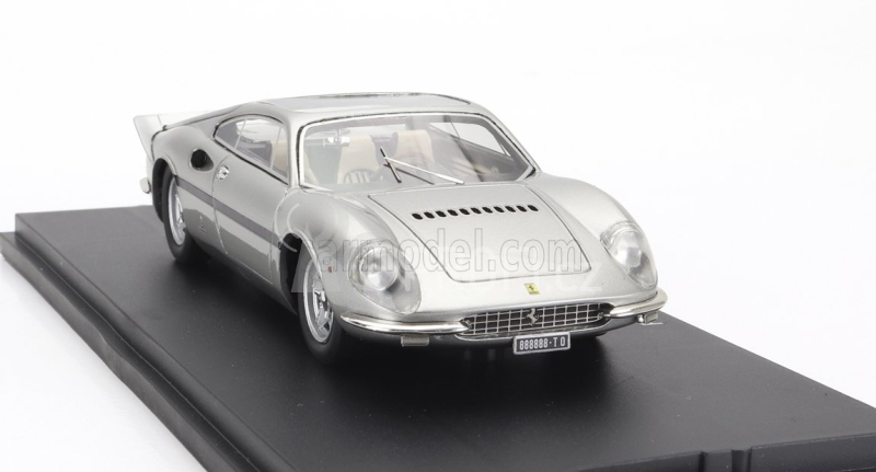 Autocult Ferrari 365p With Rear Flap 1968 - Personal Car Gianni Agnelli 1:43 Silver