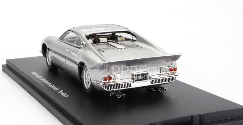 Autocult Ferrari 365p With Rear Flap 1968 - Personal Car Gianni Agnelli 1:43 Silver
