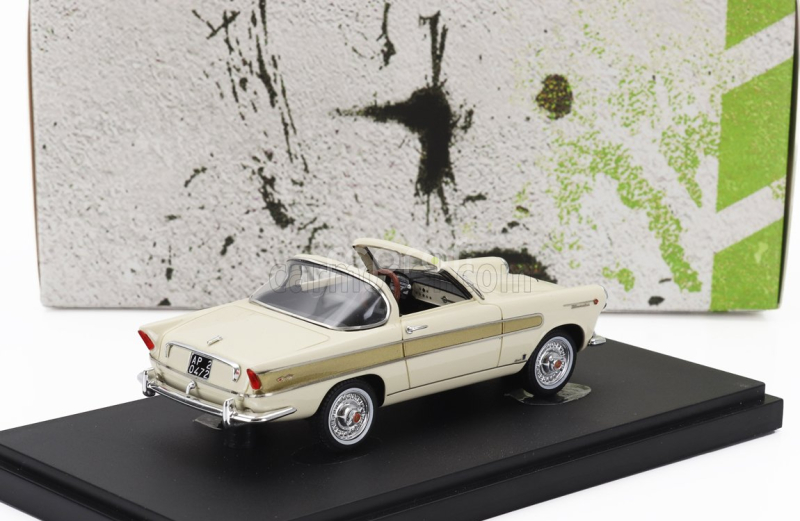 Autocult Fiat 1200 Vignale Wonderful Italy 1958 1:43 Ivory
