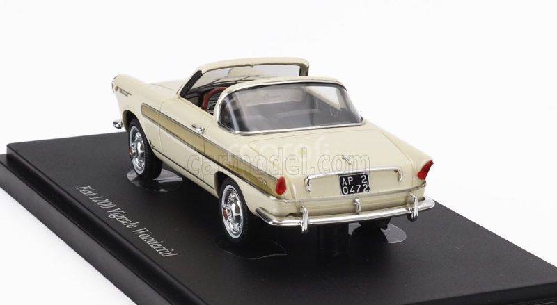 Autocult Fiat 1200 Vignale Wonderful Italy 1958 1:43 Ivory