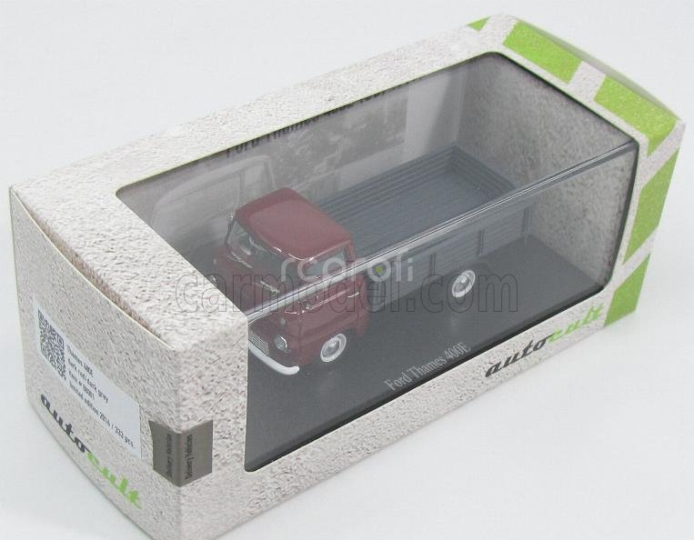 Autocult Ford england Thames 400e Truck Pick-up Great Britain 1964 1:43 Dark Red Grey