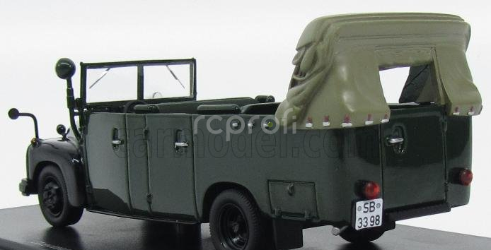 Autocult Hanomag L28grukw Polizei Germany 1955 Police 1:43 Zelená
