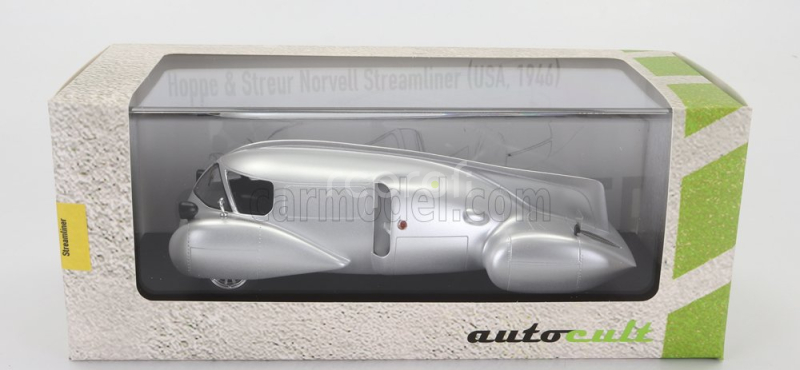 Autocult Hoppe & streur Norell Streamliner Usa 1946 1:43 Silver