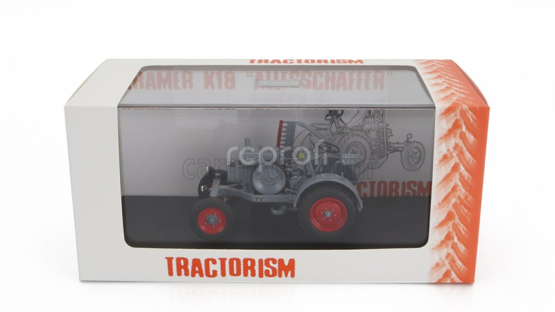 Autocult Kramer K18 Alesschaffer Tractor Germany 1936 1:32 Šedá Červená