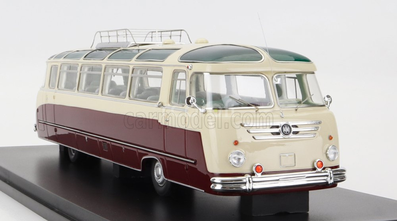 Autocult Kraus Maffei Autobus Kml 110 Germany 1959 1:43 Červená Ivory