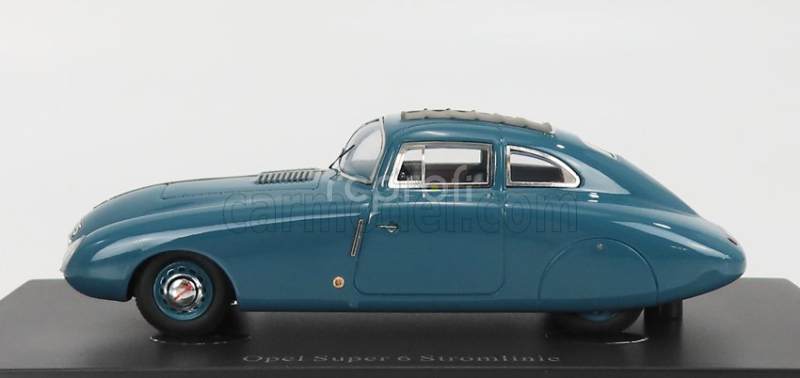 Autocult Opel Super 6 Streamliner Germany 1938 1:43 Šedomodrá