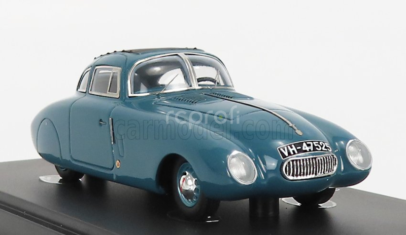 Autocult Opel Super 6 Streamliner Germany 1938 1:43 Šedomodrá