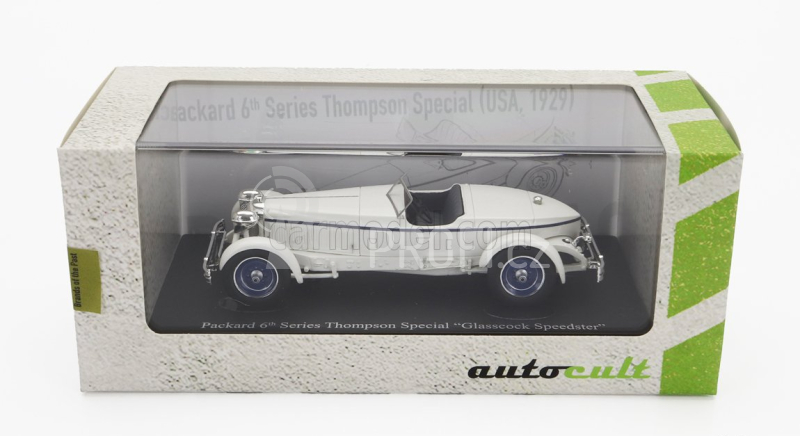 Autocult Packard 6-series Thompson Special Glasscock Speedster Usa 1929 1:43 Bílá