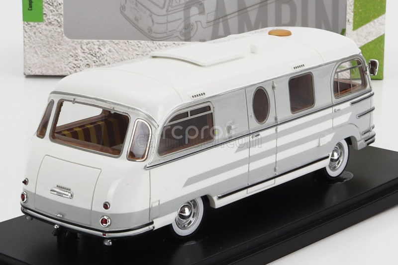 Autocult Porsche Tempo Mikafa Sport Camper Germany 1955 1:43 Bílá Šedá