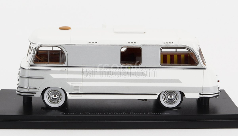 Autocult Porsche Tempo Mikafa Sport Camper Germany 1955 1:43 Bílá Šedá