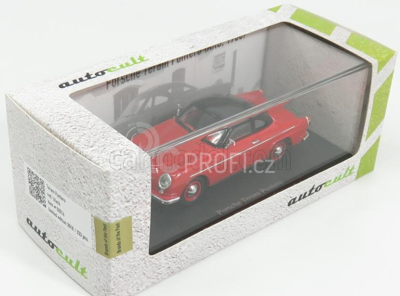 Autocult Porsche Teram Puntero Argentina 1958 1:43 Červená Černá