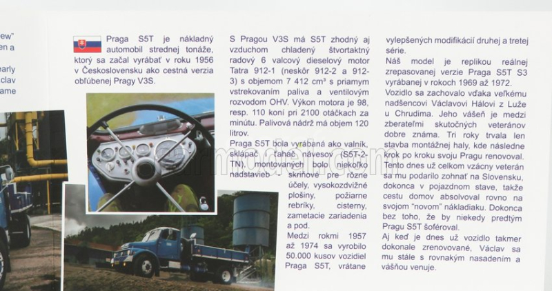 Autocult Praga S5t Truck S3 Tuning Design 1969 1:43 Blue