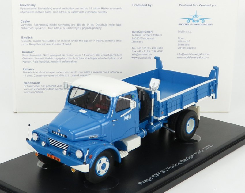 Autocult Praga S5t Truck S3 Tuning Design 1969 1:43 Blue