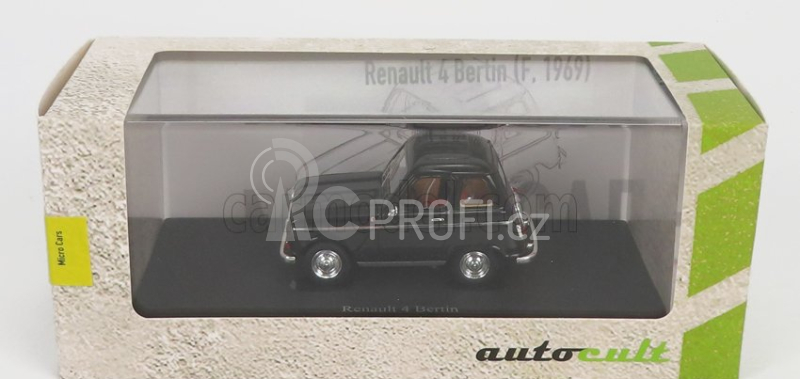 Autocult Renault R4 Bertin France 1969 1:43 Black